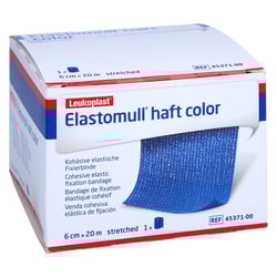 Elastomull haft color 6 cmx20 m Fixierb.blau BSN medical