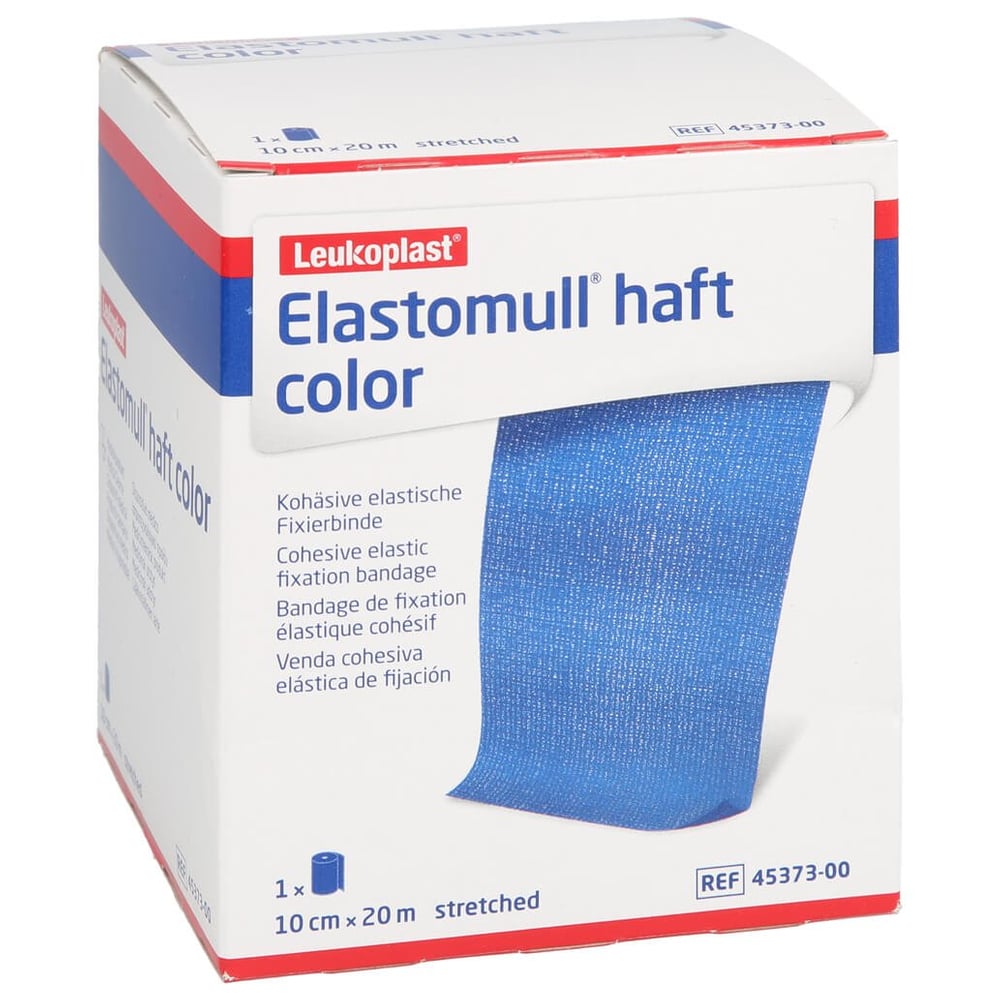 Elastomull haft color 10 cmx20 m Fixierb.blau