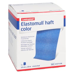 Elastomull haft color 10 cmx20 m Fixierbinde blau