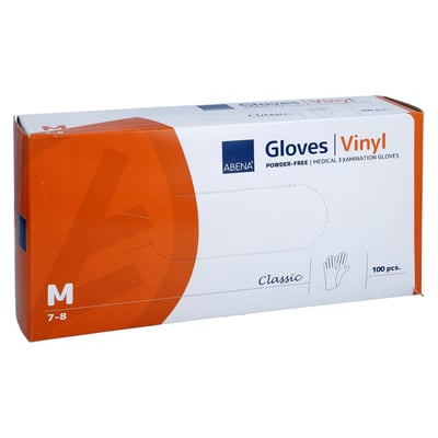 Vinyl Handschuhe puderfrei medium