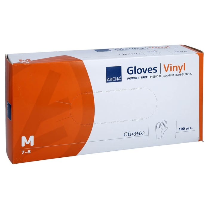 Vinyl Handschuhe puderfrei medium