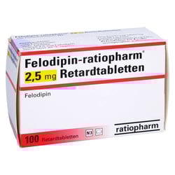 Felodipin-ratiopharm 2,5 mg
