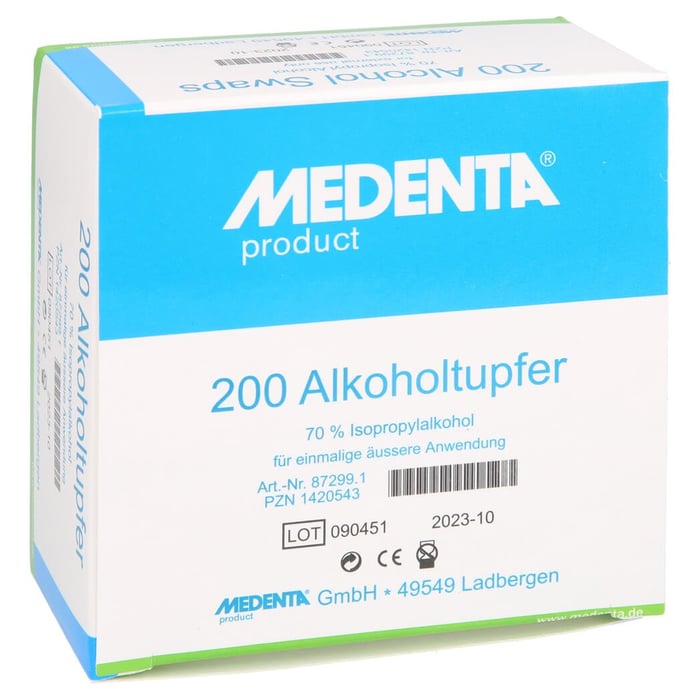 Alkoholtupfer 70% Isoprop Alkohol 872990