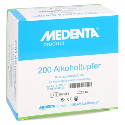 Alkoholtupfer 70 % Isoprop Alkohol Produktbild 1