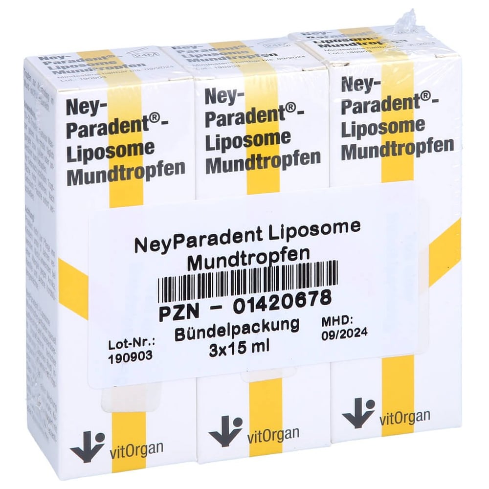 Neyparadent Liposome Mundtropfen