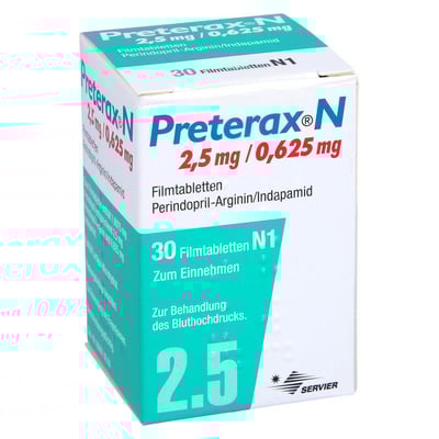 Preterax N 2,5 mg/0,625 mg