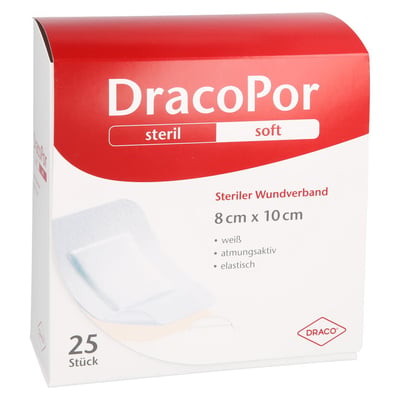 Dracopor Wundverband steril 10x8 cm