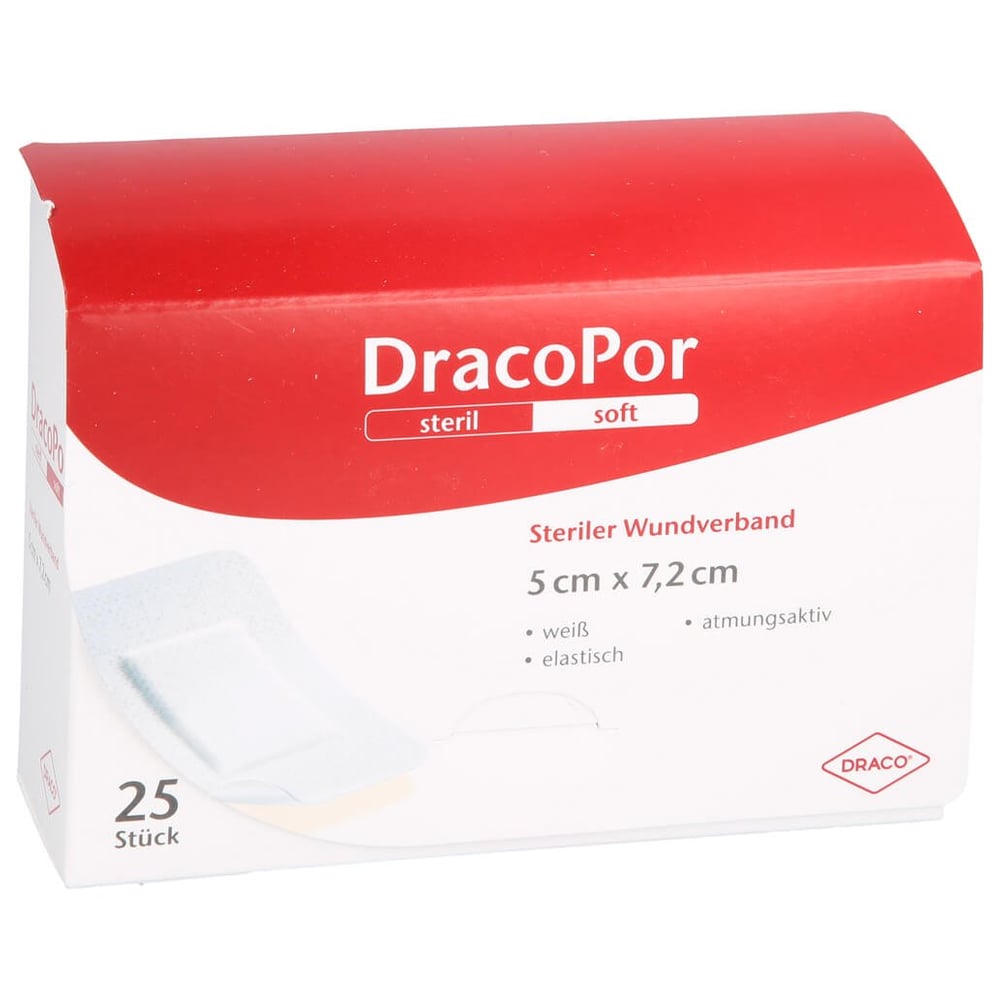 Dracopor Wundverband steril 7.2x5cm