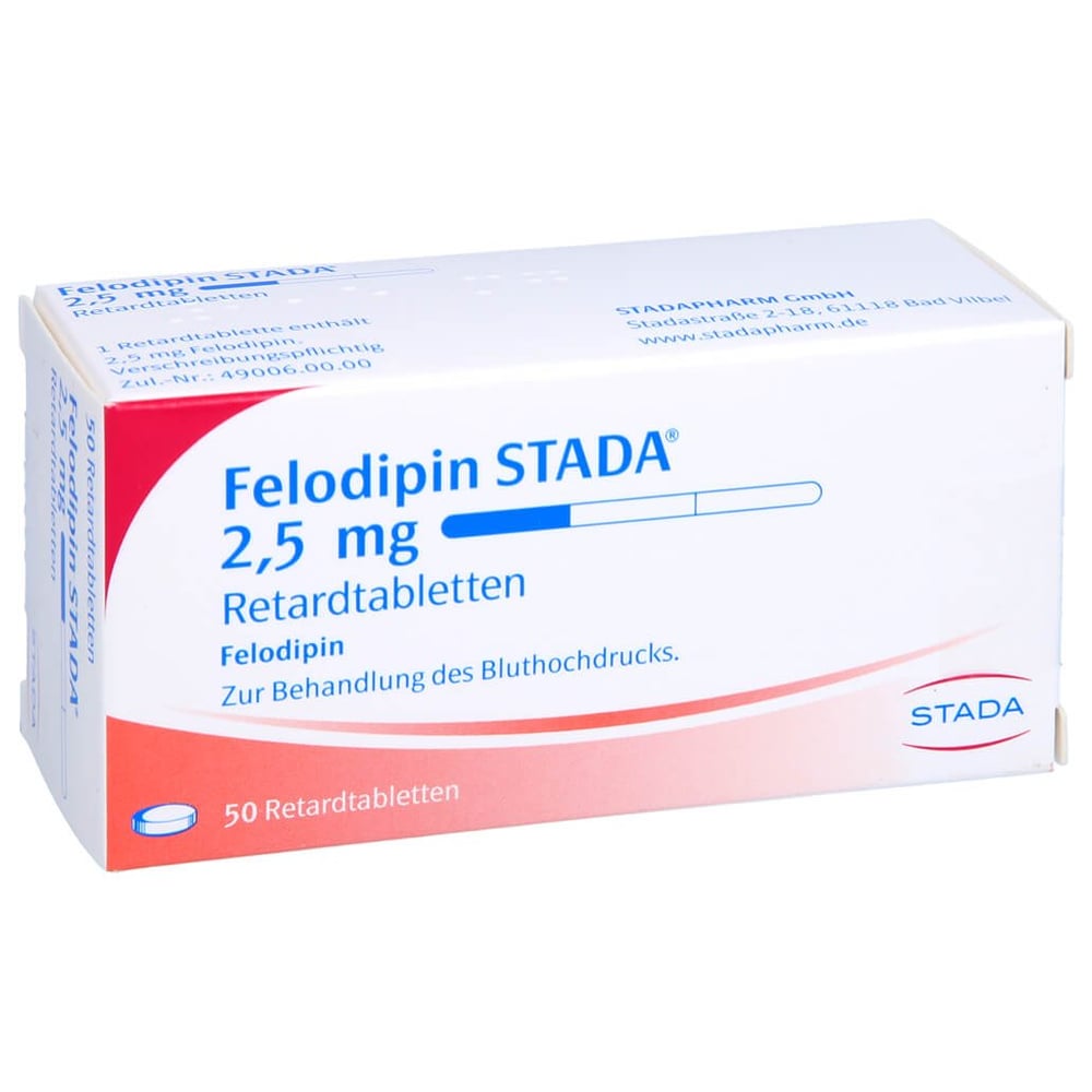 Felodipin STADA 2,5 mg retard