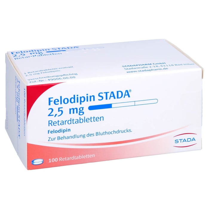 Felodipin STADA 2,5mg retard