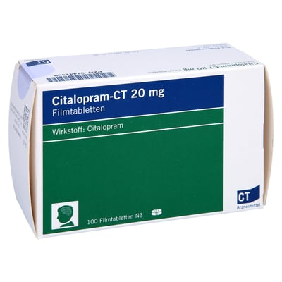 Citalopram - CT 20mg Filmtabletten