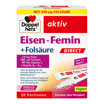 Doppelherz Eisen-Femin direct Produktbild 1