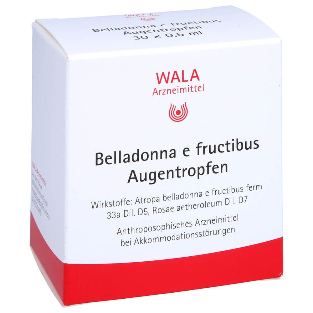 Belladonna e fructibus Augentropfen