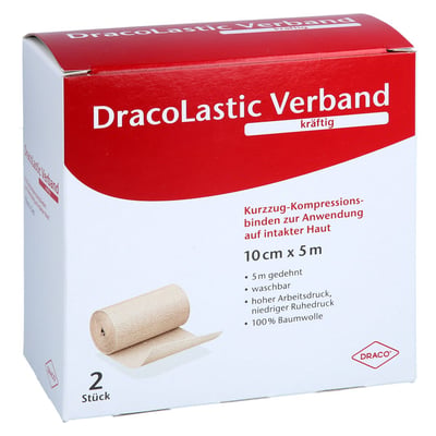 Dracolastic Verband kräftig 10 cm Doppelpackung Produktbild 1