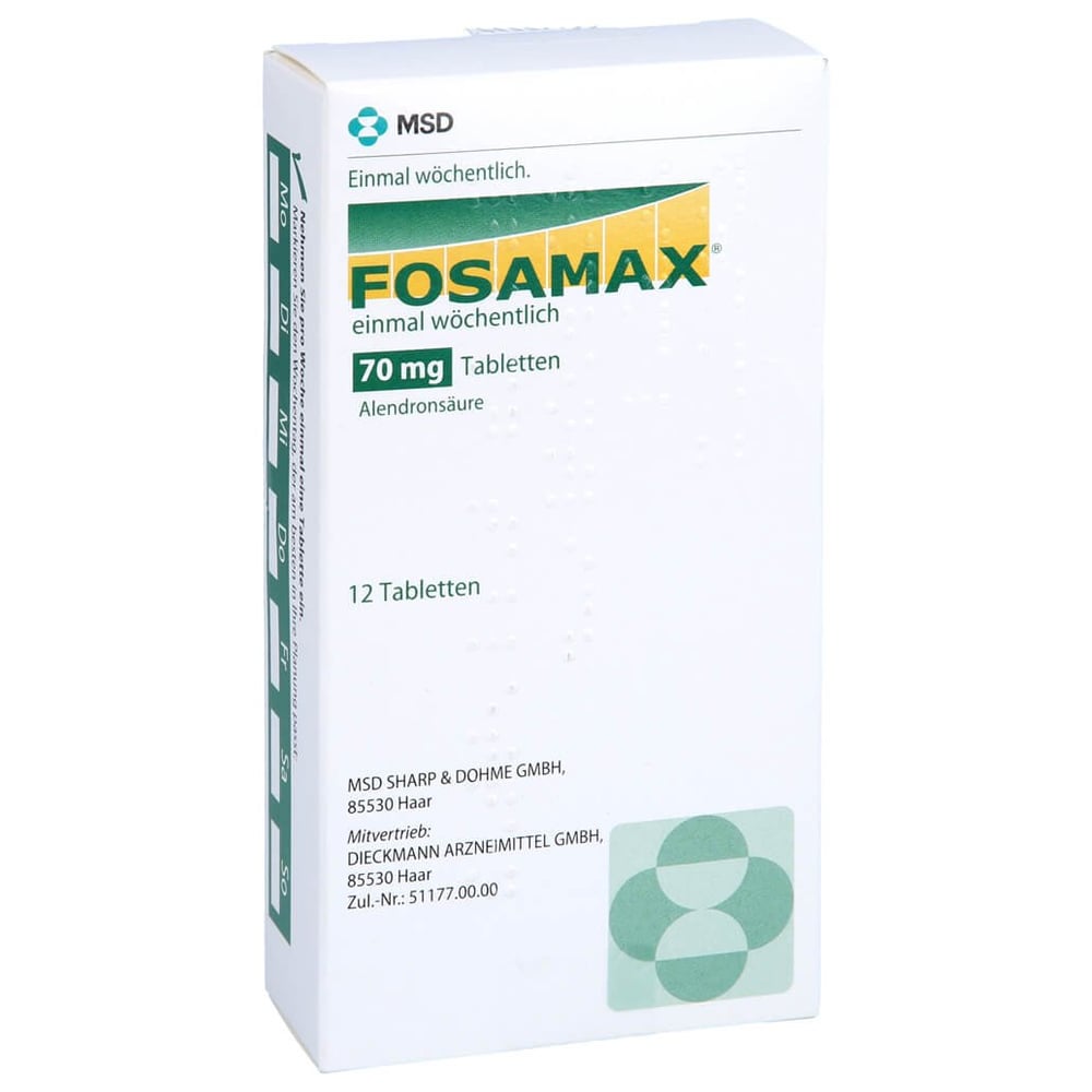 Fosamax einmal wöchentlich 70mg Tabletten