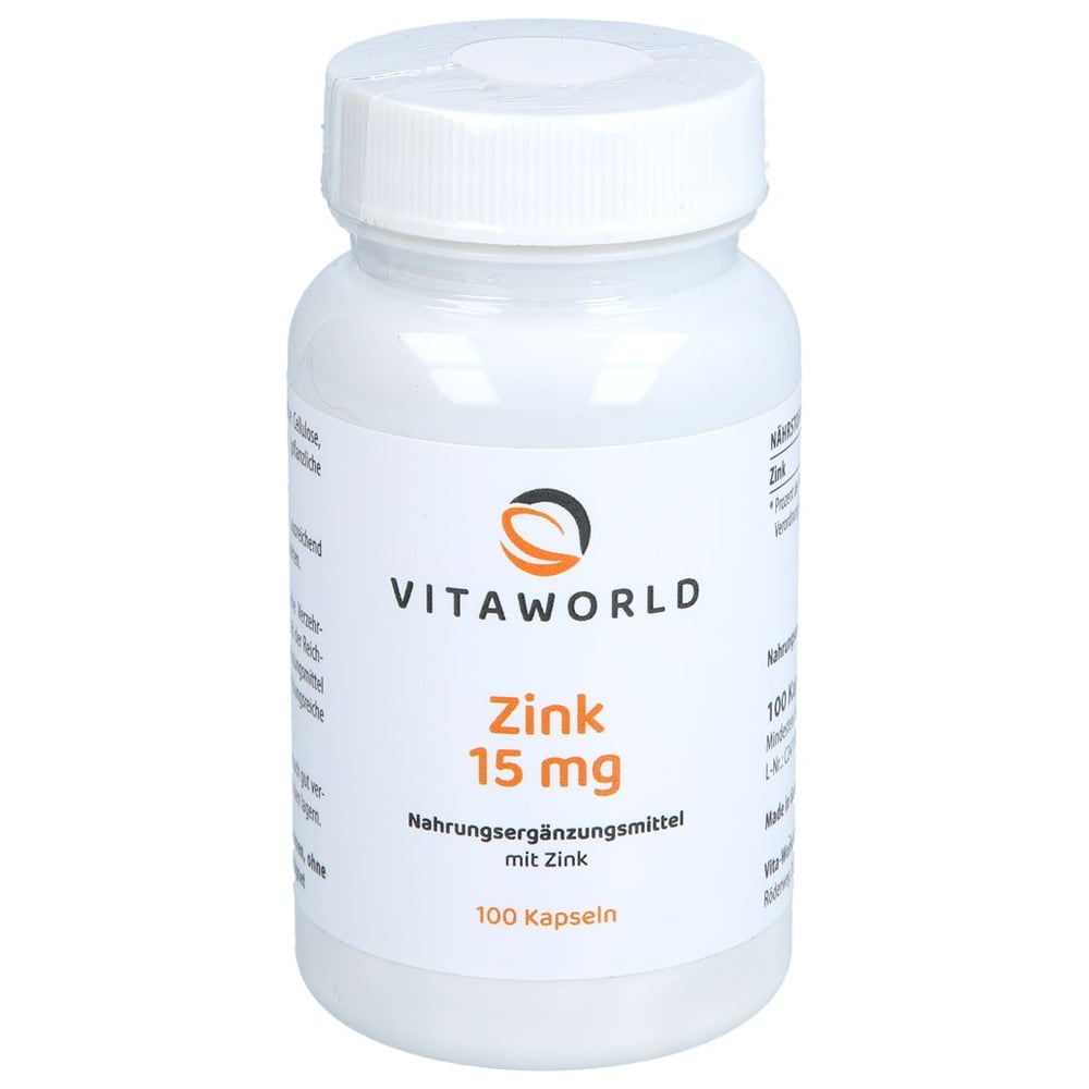Zink 15mg Zinkgluconat