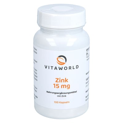 Zink 15mg Zinkgluconat
