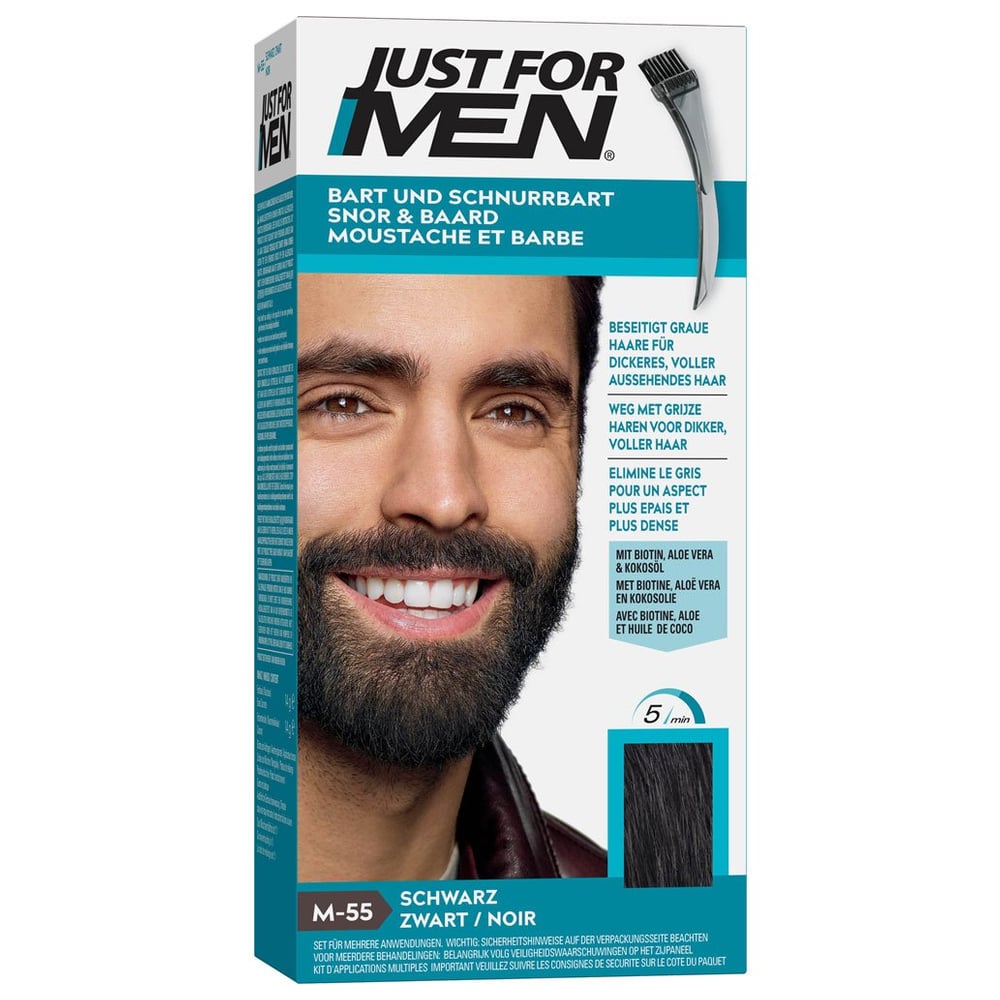 Just for men Brush in Color Gel schwarz