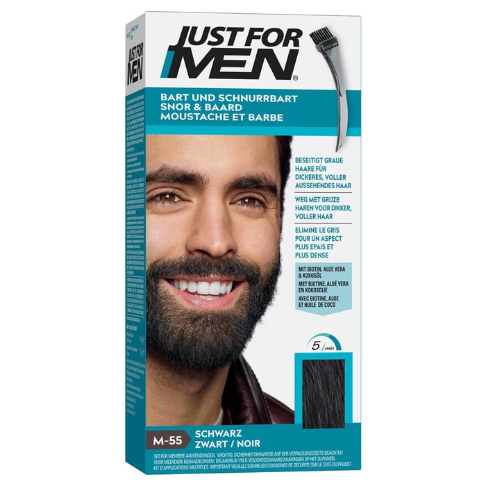 Just for men Brush in Color Gel schwarz