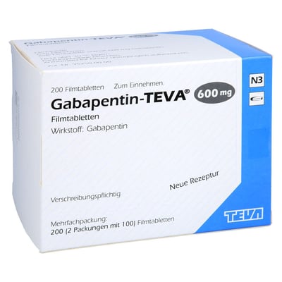 Gabapentin-TEVA 600 mg Produktbild 1