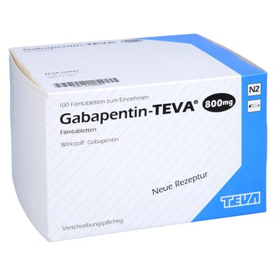 Gabapentin-TEVA 800 mg Produktbild 1