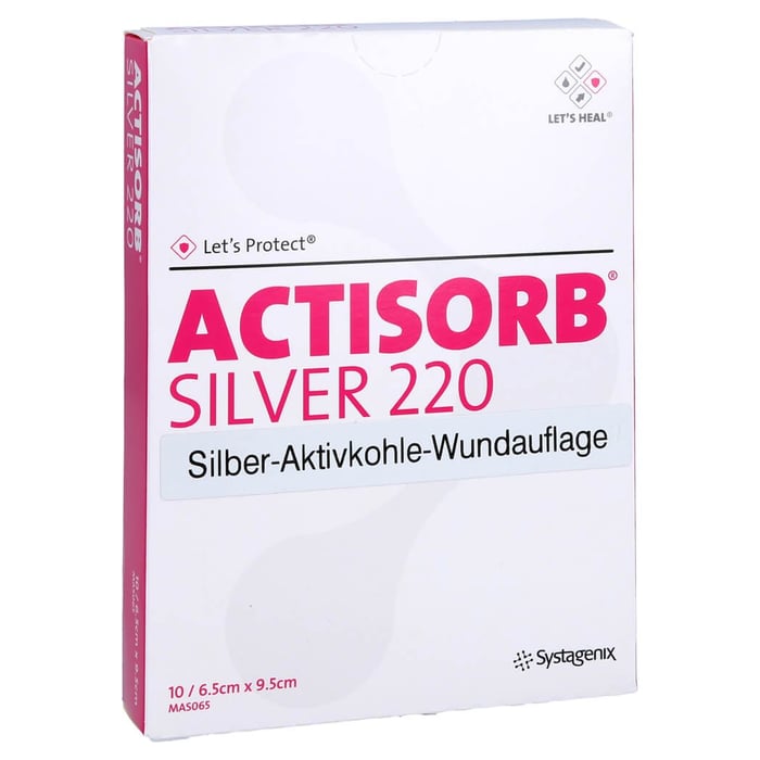 Actisorb 220 Sil 9.5x6.5