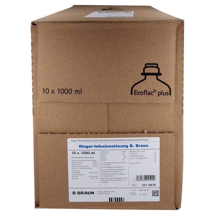 Ringer Lösung B.Braun Ecoflac Plus
