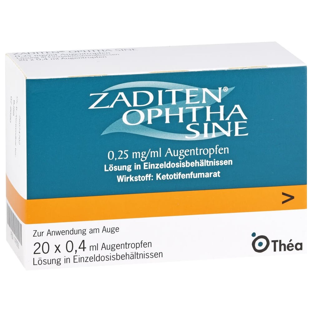 Zaditen ophtha sine 0,25mg/ml Augentropfen