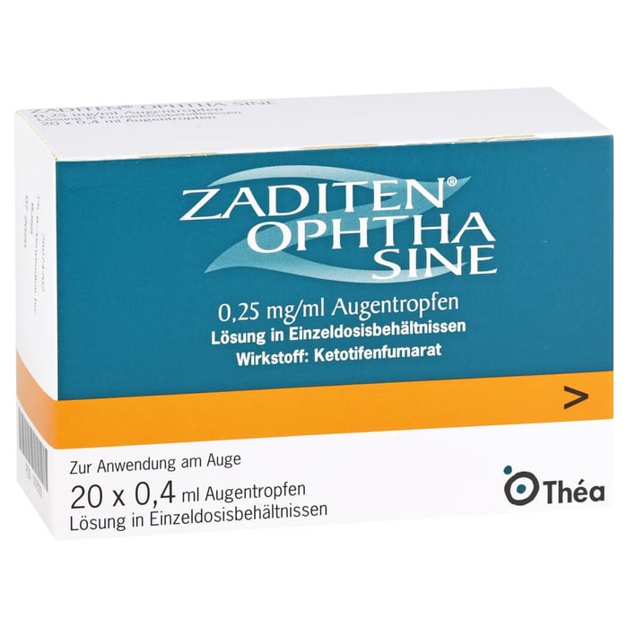 Zaditen ophtha sine 0,25mg/ml Augentropfen