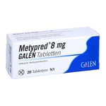 Metypred 8 mg Galen Produktbild 1