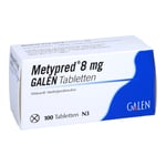 Metypred 8 mg Galen Produktbild 1
