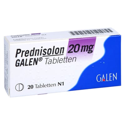 Prednisolon 20 mg Galen Produktbild 1