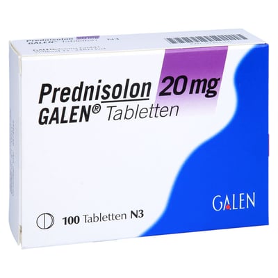Prednisolon 20 mg Galen Produktbild 1