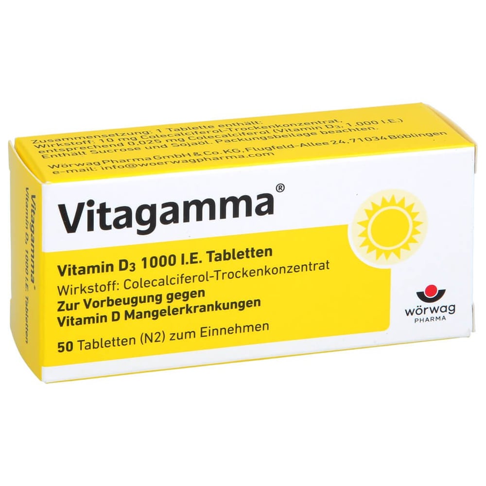 Vitagamma Vitamin D3 1000 I.E.