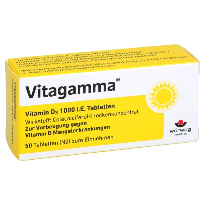 Vitagamma Vitamin D3 1000 I.E.