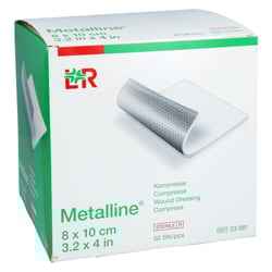 Metalline Kompressen 8x10 cm steril