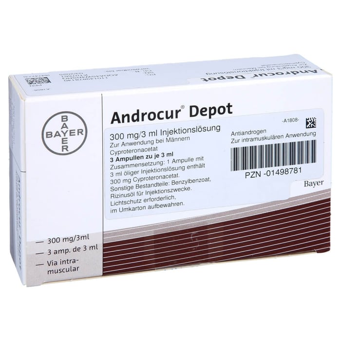 Androcur Depot 300mg/3ml Injektionslösung
