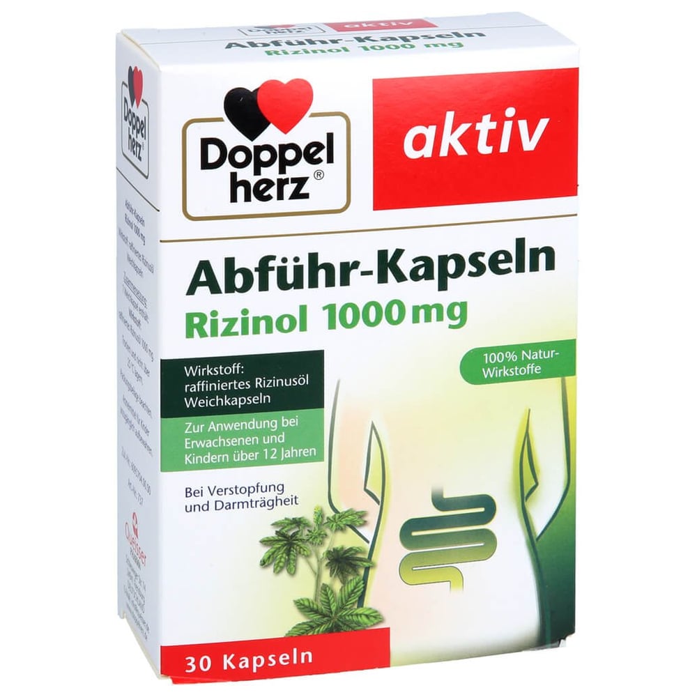 Doppelherz Abführ-Kapseln Rizinol 1000 mg