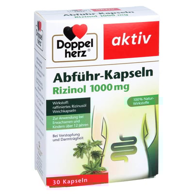 Doppelherz Abführ-Kapseln Rizinol 1000 mg