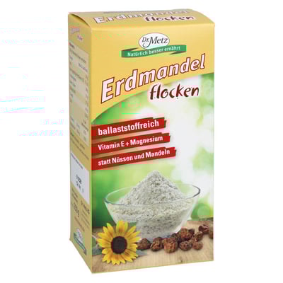 Erdmandel Flocken Pulver