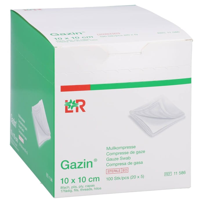 Gazin Mullkompresse 10x10cm 8fach steril