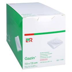 Gazin Mullkompresse 7,5x7,5 cm 8fach steril