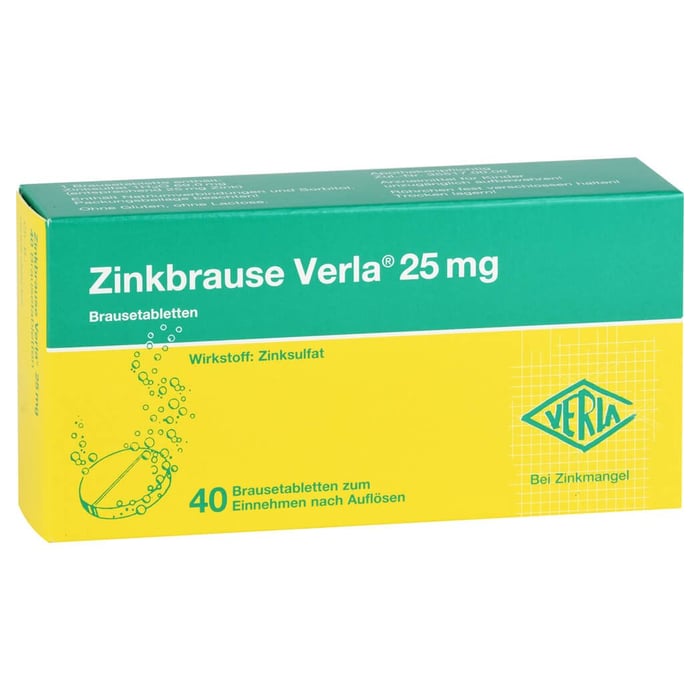 Zinkbrause Verla 25mg