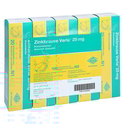 Zinkbrause Verla 25 mg