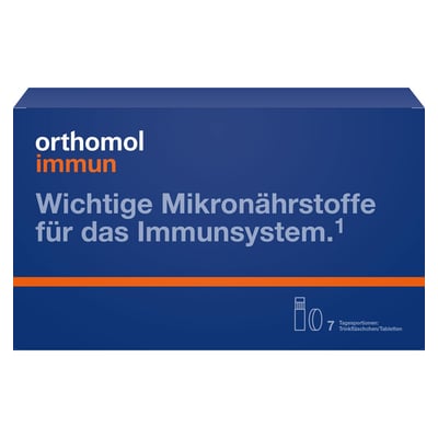 ORTHOMOL Immun Trinkfläschchen/Tabl.Kombipack. Produktbild 1