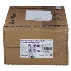 Natriumhydrogencarbonat 8.4% B. Braun Glas