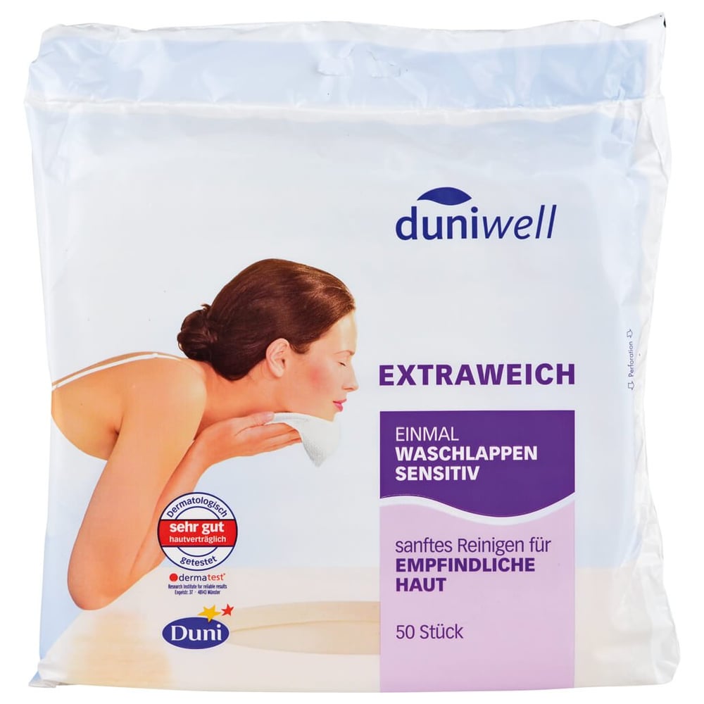 Duniwell Einmal Waschlappen sensitiv