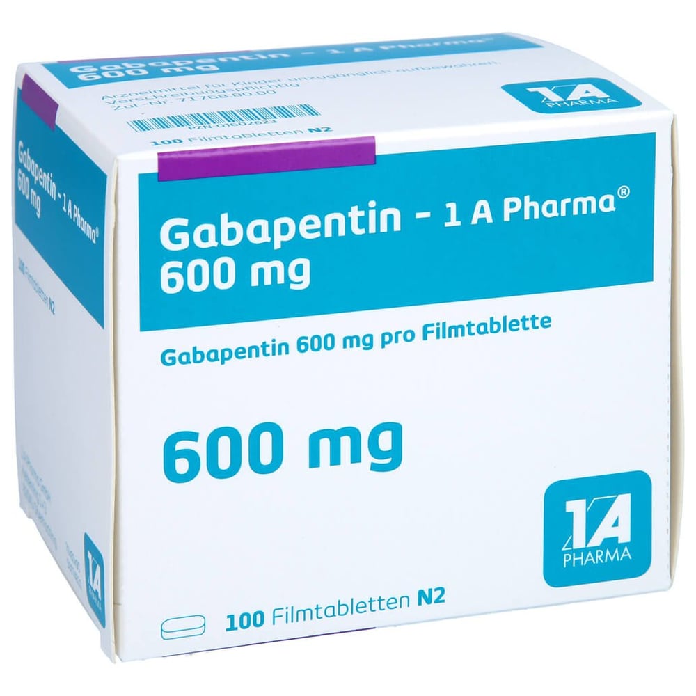 Gabapentin - 1A Pharma 600mg Filmtablette