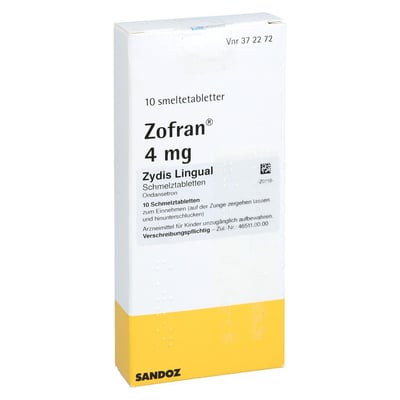 Zofran 4 mg Zydis Lingual Produktbild 1
