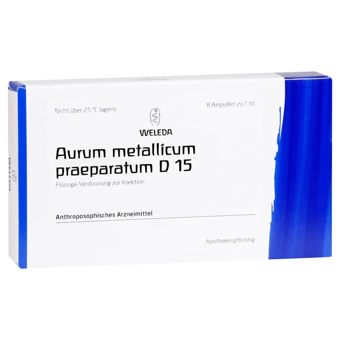 Aurum Metallicum Praeparatum D 15 Ampullen
